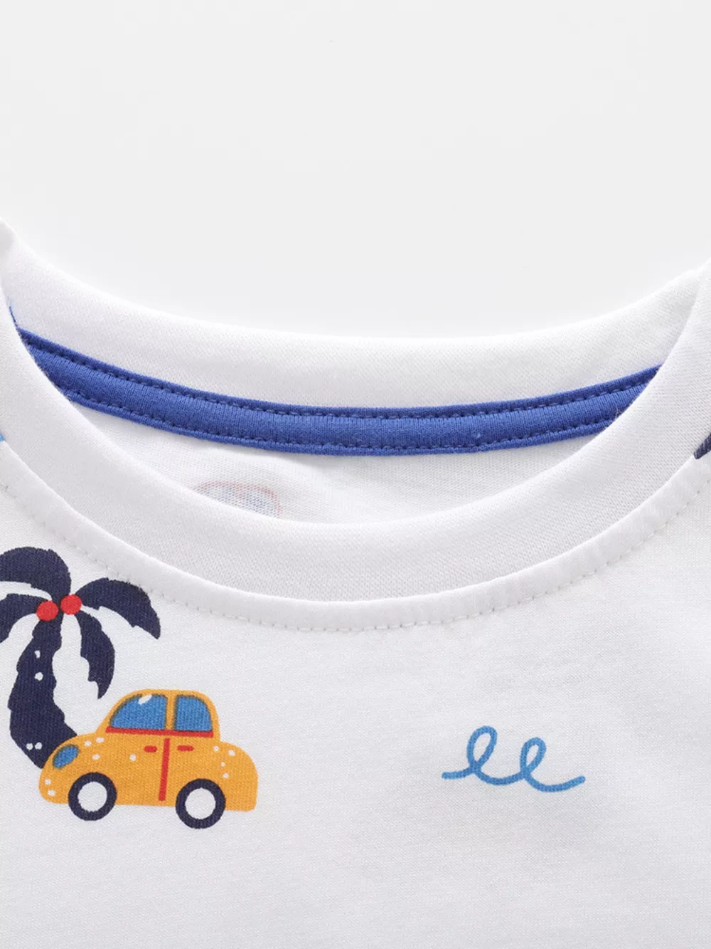 Children's Printed Round Neck Tee and Shorts Set, image 4