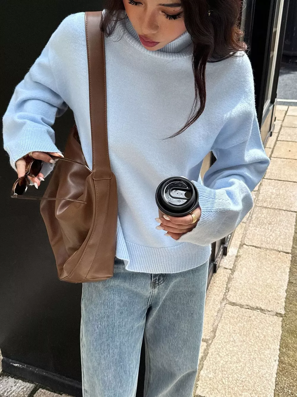 Turtleneck Long Sleeve Sweater, image 3
