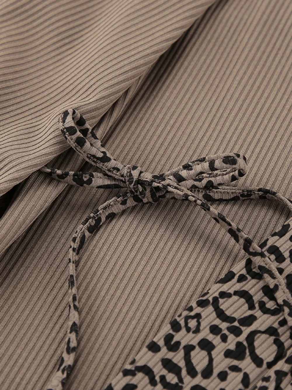 Leopard Cami Cardigan and Shorts 3-Piece Set, image 13