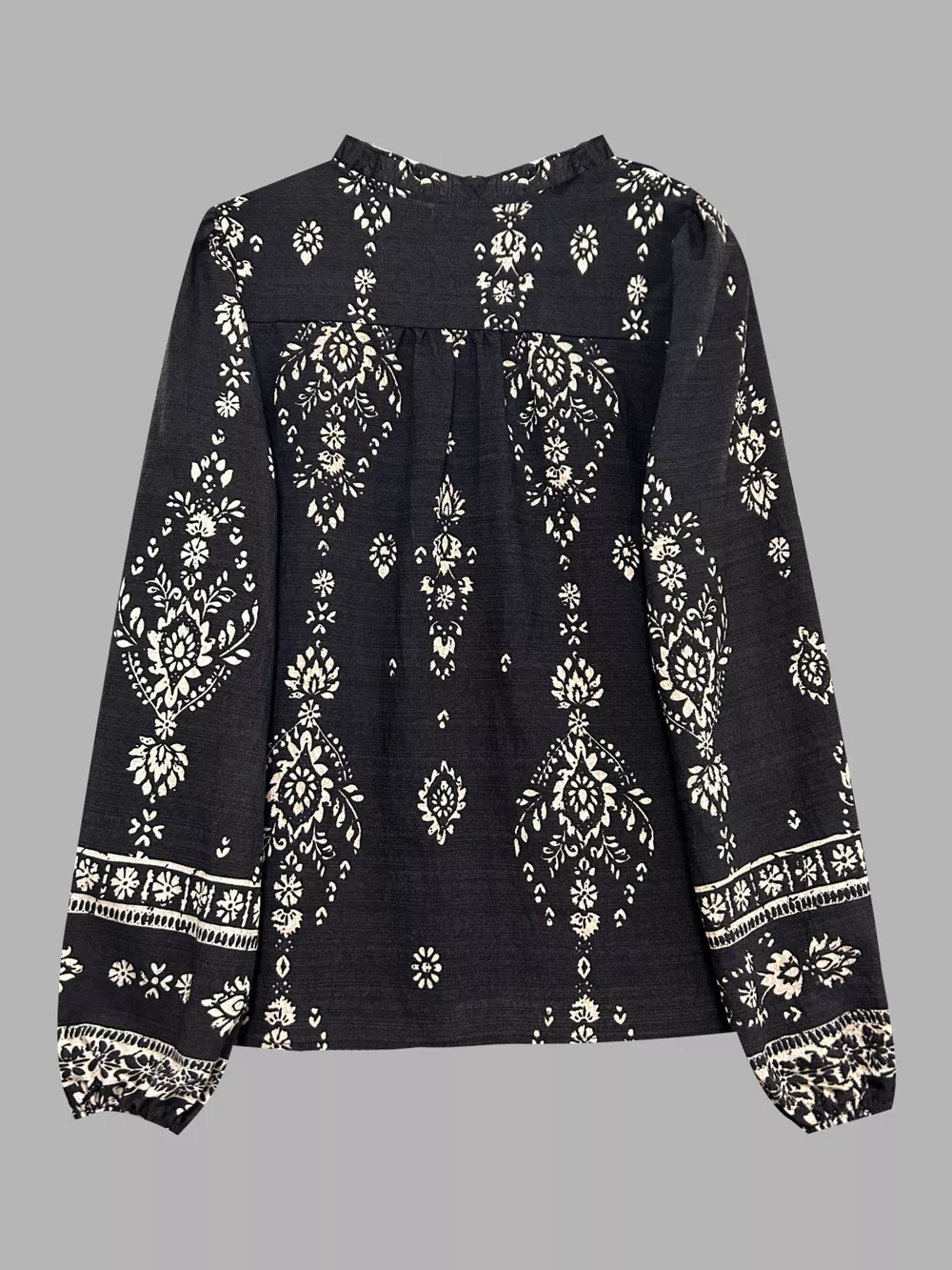 Printed Long Sleeve Blouse, image 12