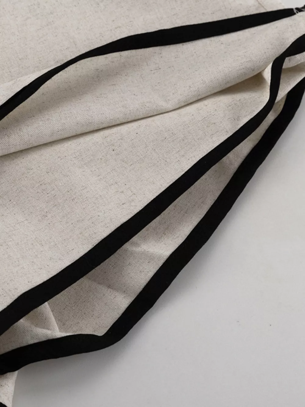 Contrast Trim Vest and Skirt Set, image 11