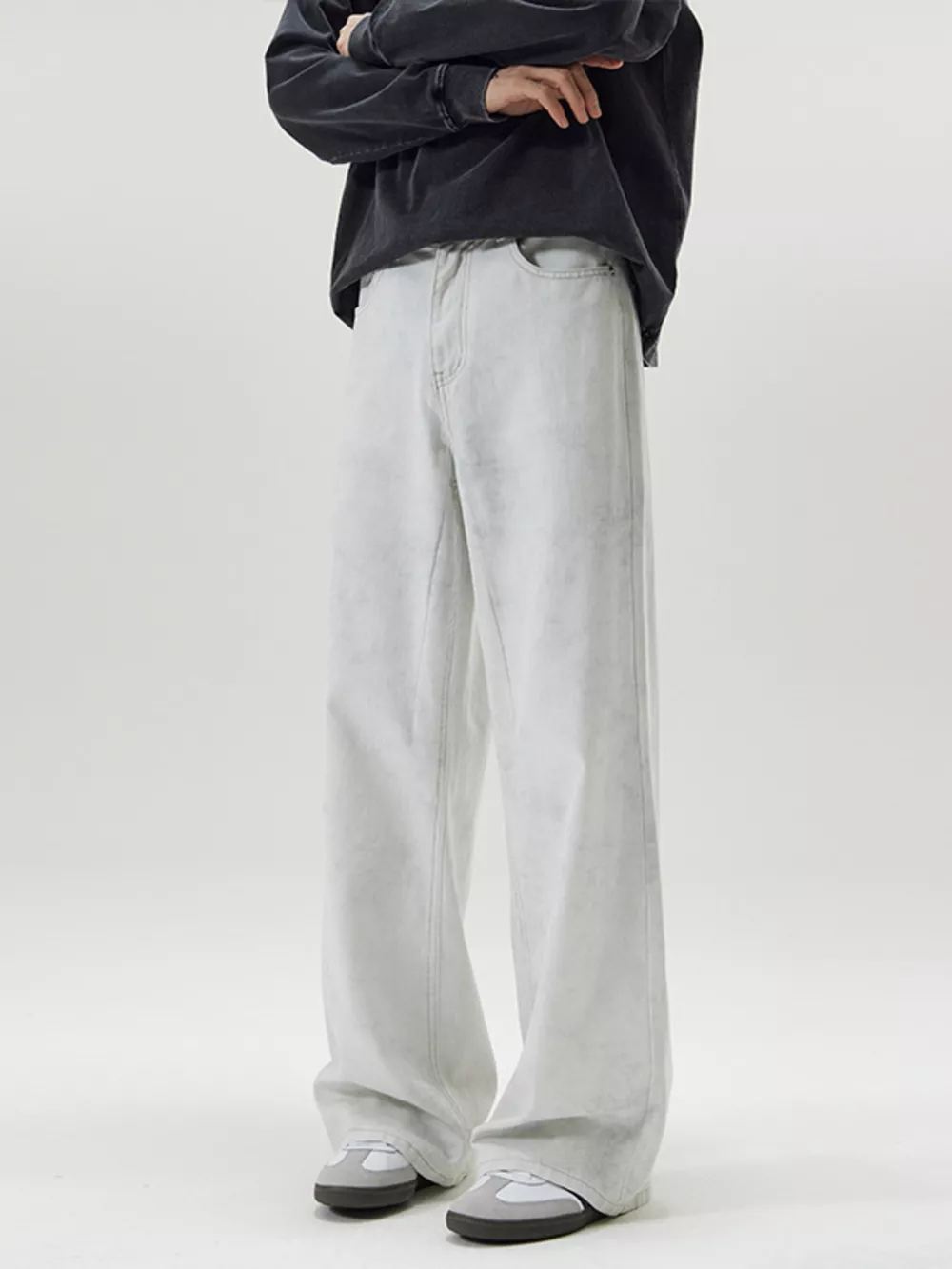 Men's Full Size Wide Leg Pants Plus Size, image 4
