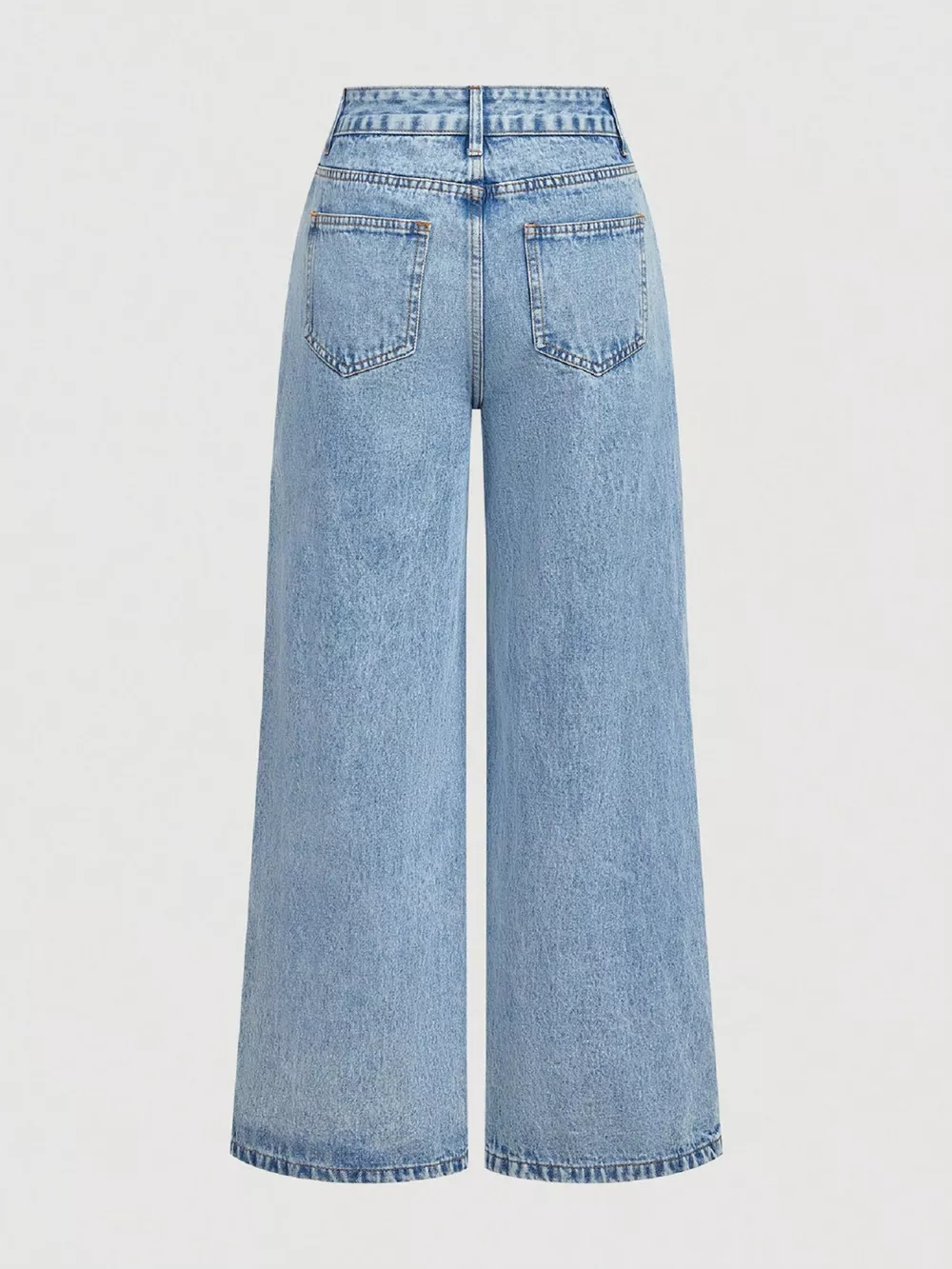 Embroidered Wide Leg Jeans, image 5