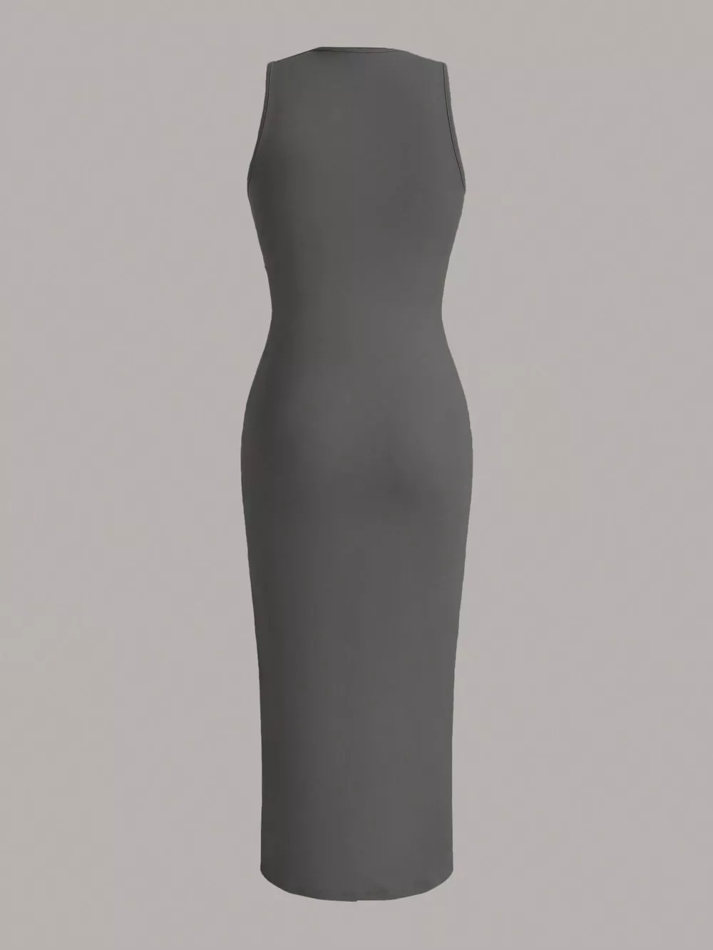 Sleeveless Round Neck Midi Dress, image 3