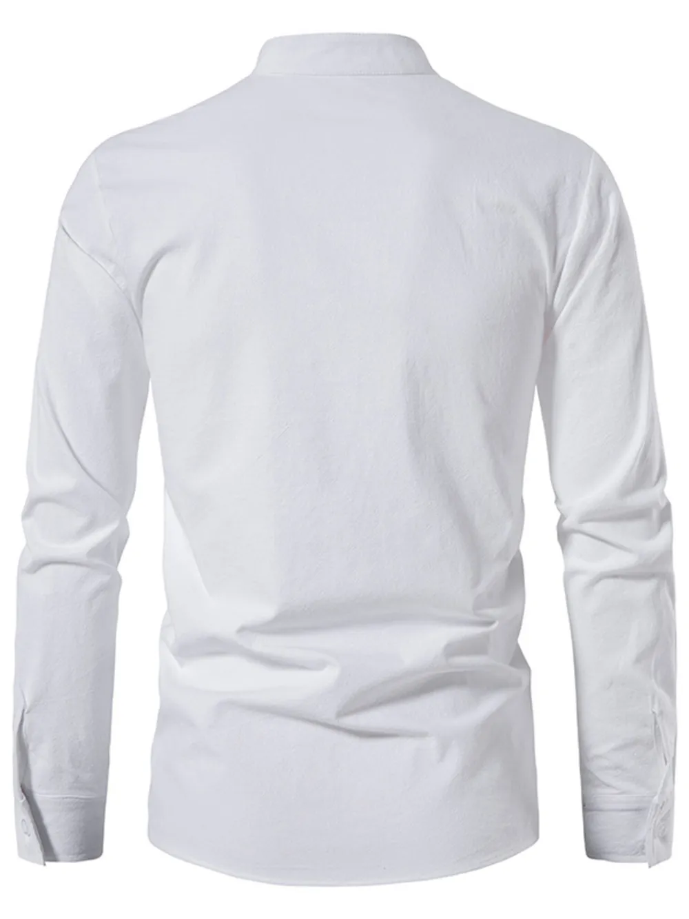Men's Lace Up Long Sleeve Blouse, image 27