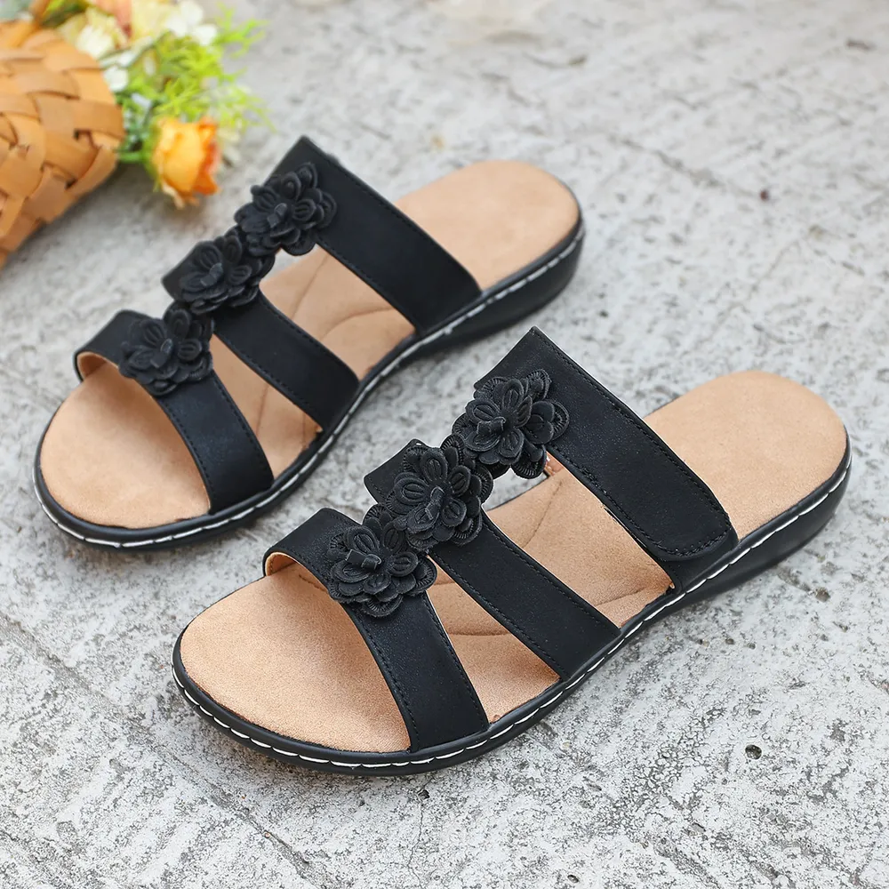 Flower Open Toe Sandals, image 3