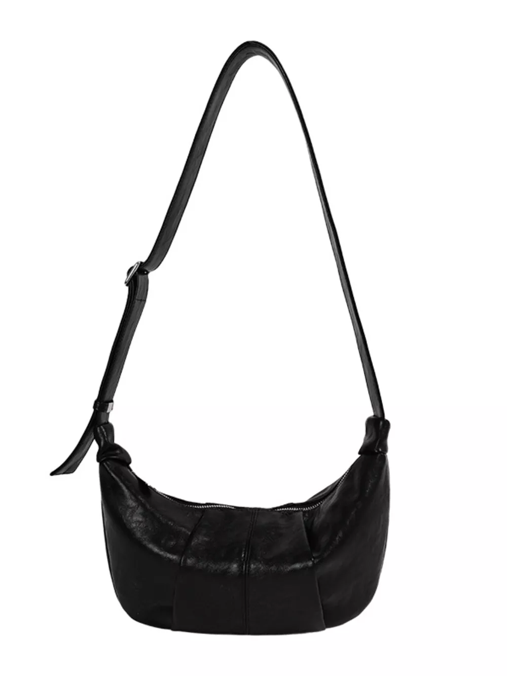 Croissant Leather Shoulder Bag, image 6