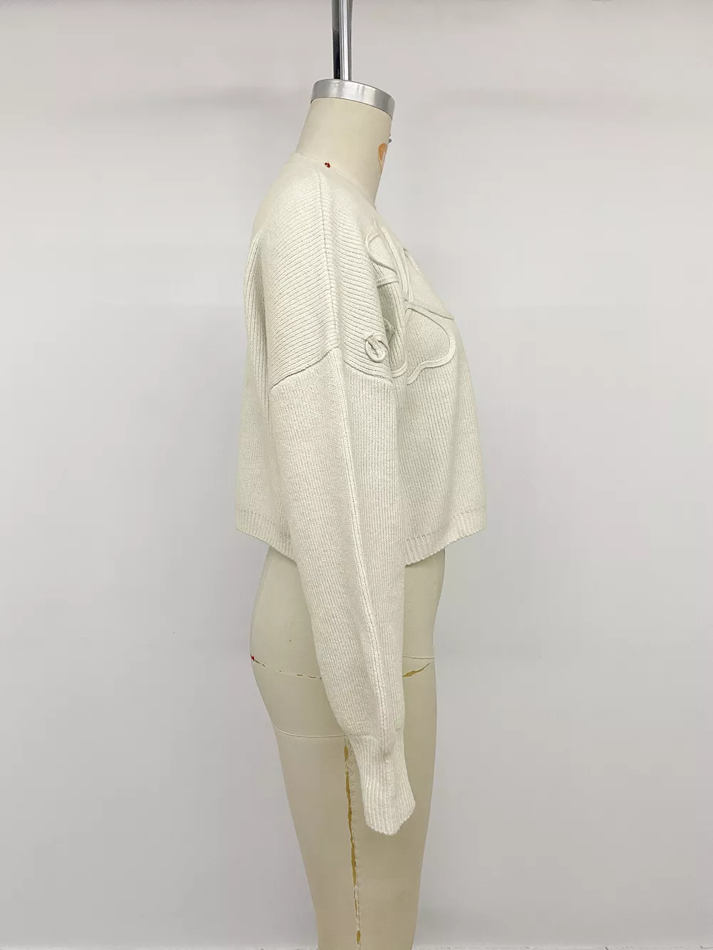 Four-Leaf Clover Open Front Cardigan, image 8