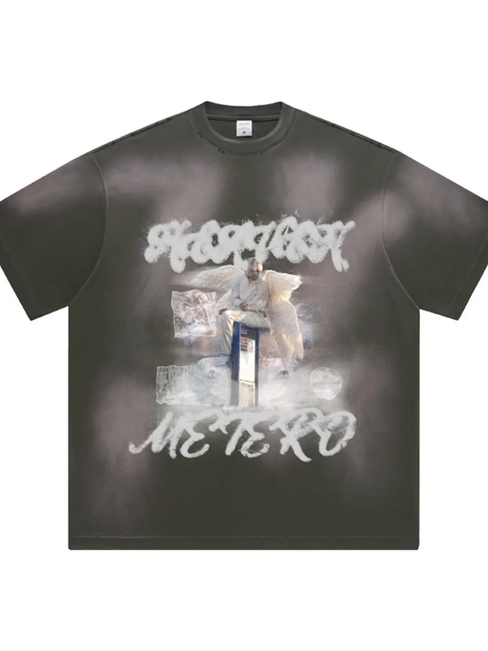 Men's Graphic Round Neck Short Sleeve T-Shirt, image 4