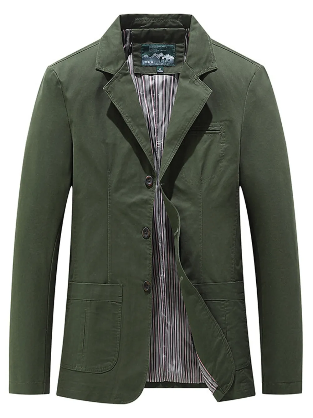 Men's Plus Size Casual Lapel Collar Blazer