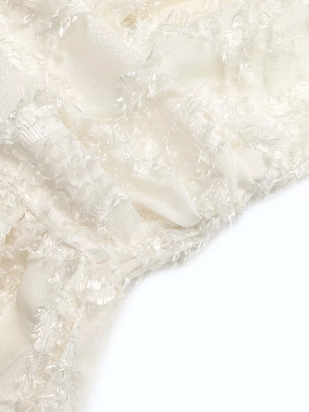 Textured V-Neck Mini Dress, image 9