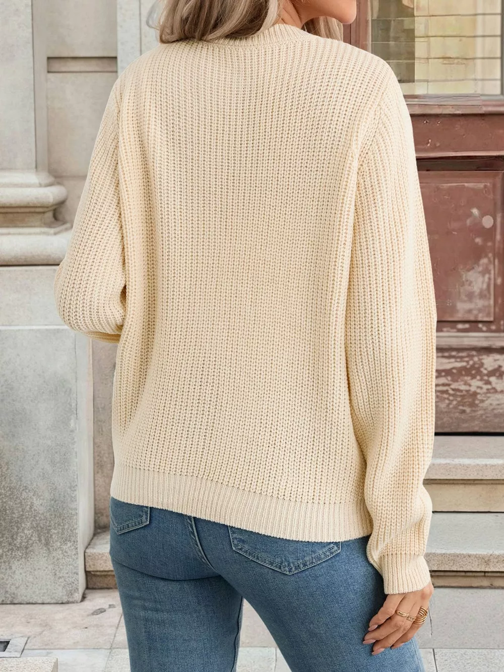 Bow Button Up Long Sleeve Cardigan, image 8