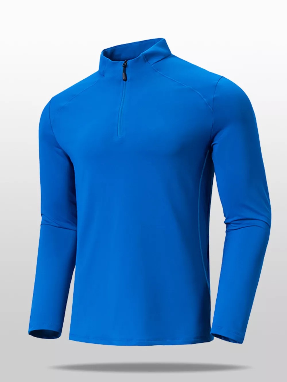 Men's Plus Size Performance Long Sleeve Active T-Shirt with per, image 2