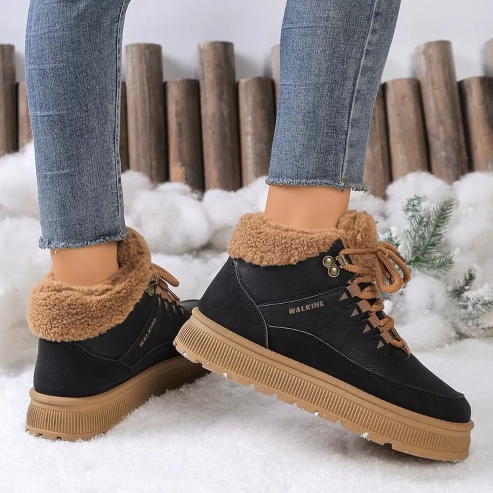 Lace Up Platform Ankle Boots, image 5