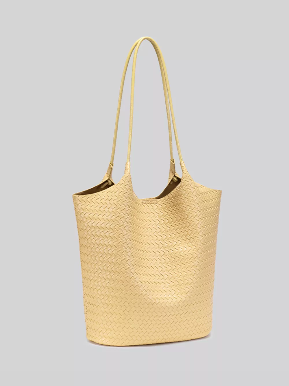 Elegant Woven Texture Tote Handbag, image 8