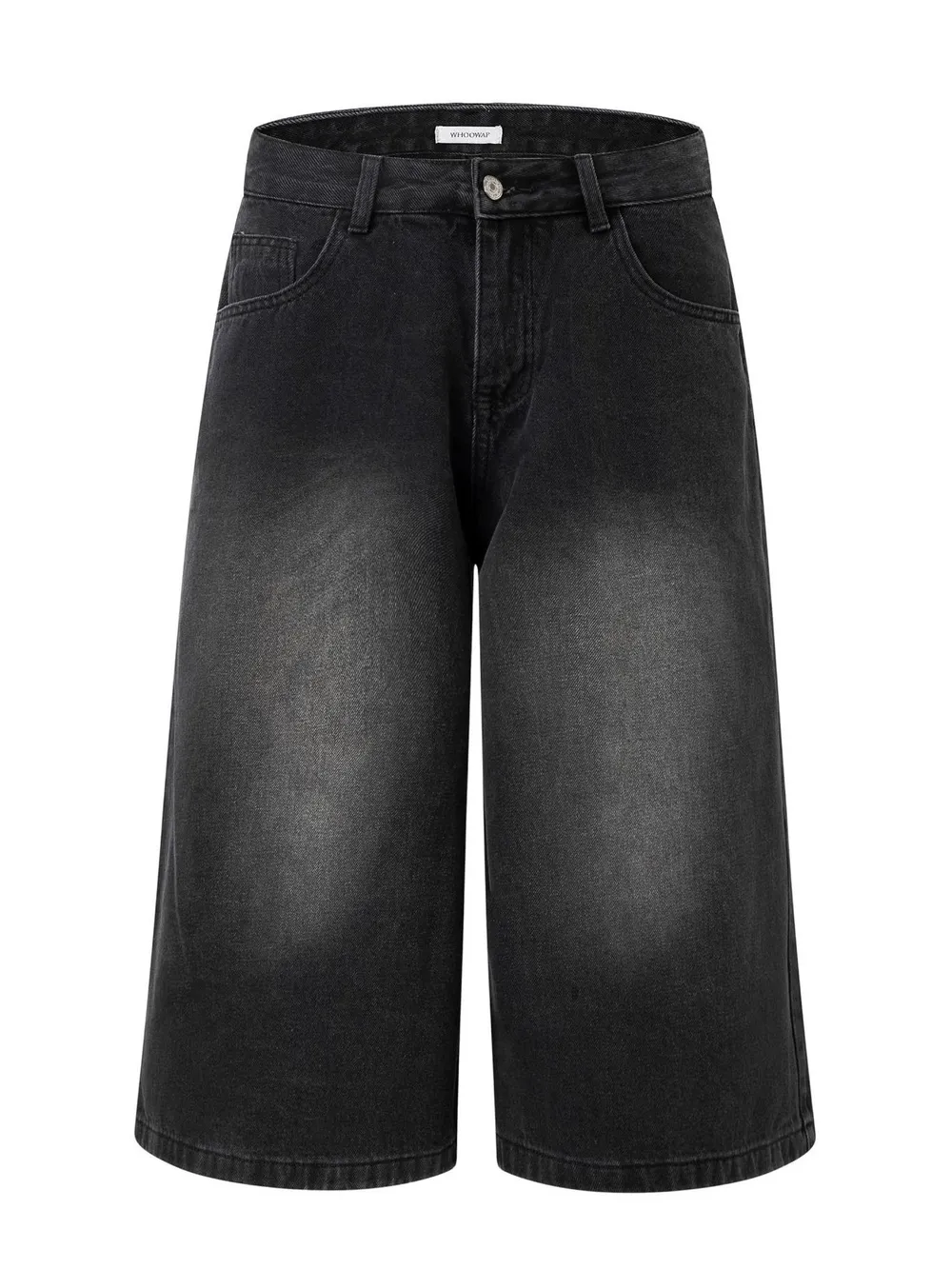 Men's Washed Denim Bermuda Shorts