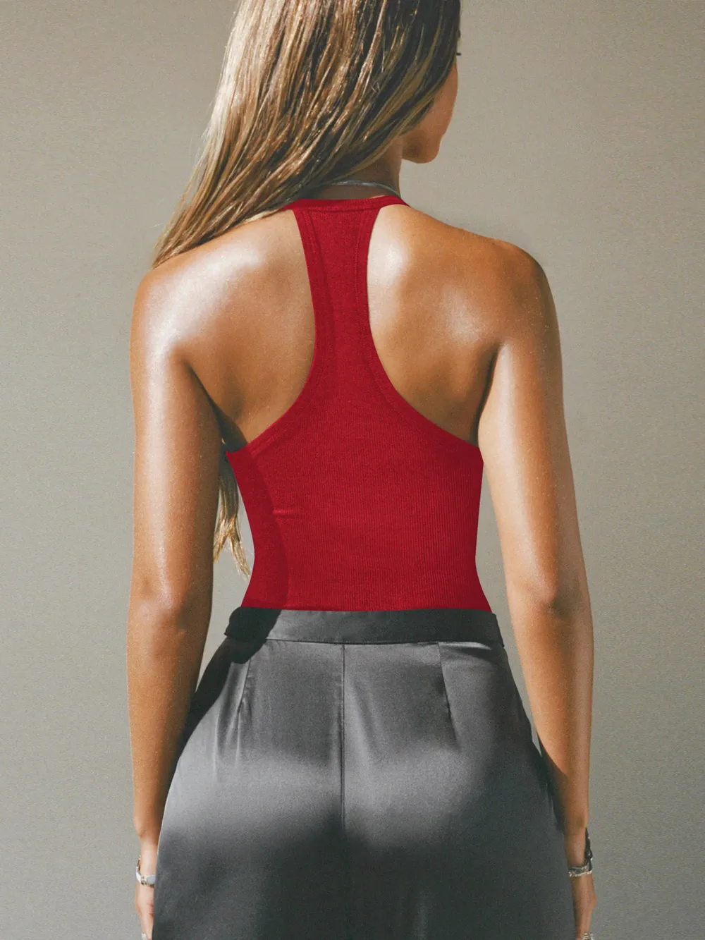 Cutout Ribbed Tank Top, image 15