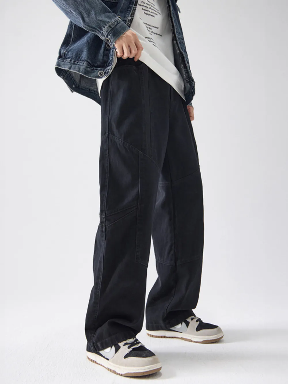Men's Full Size Wide Leg Pants Plus Size, image 5