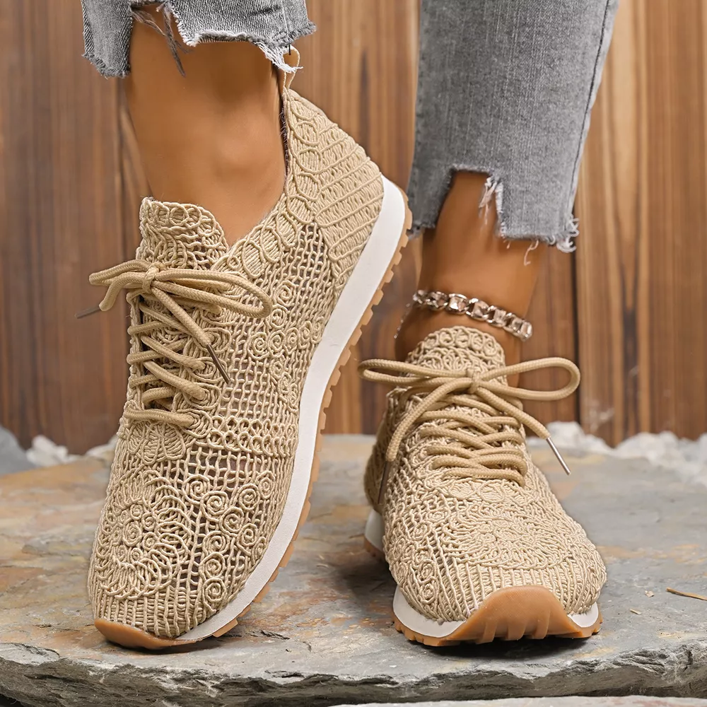 Round Toe Lace Up Sneakers, image 20