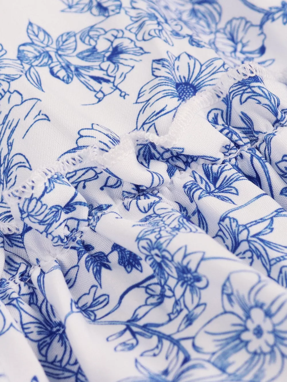 Floral Print Halter Neck Ruffle Hem Summer Dress, image 6
