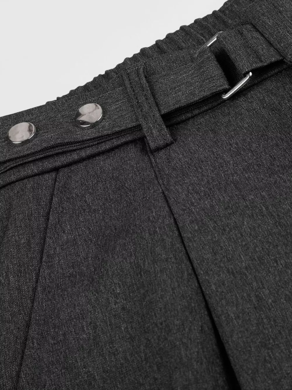 Men's High-Waisted Wide-Leg Pleated Pants, image 10