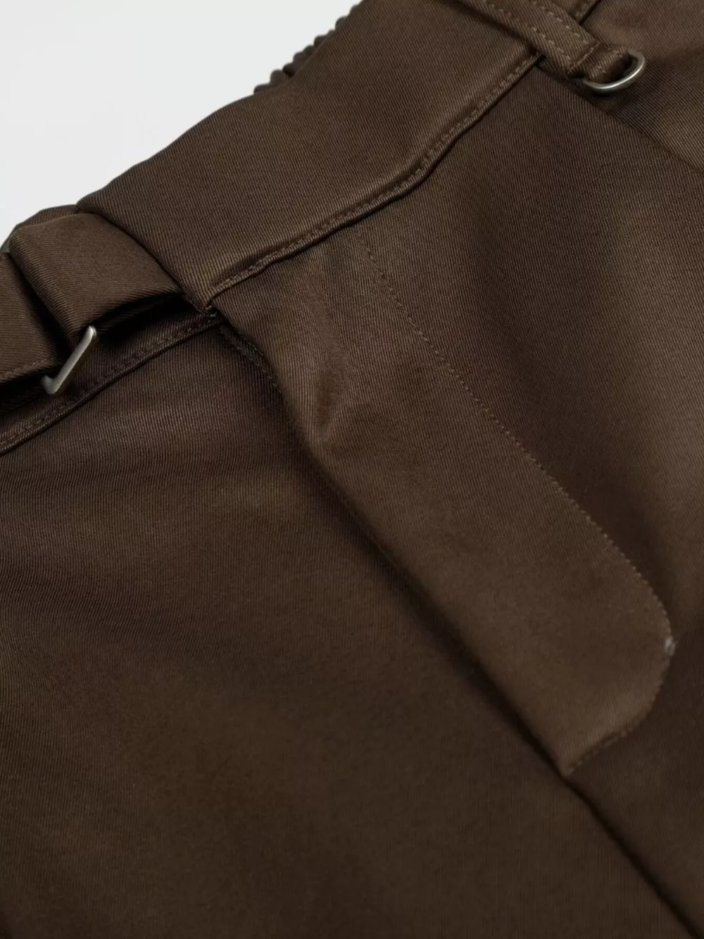 Men's Wide Leg Pleated Capris, image 5