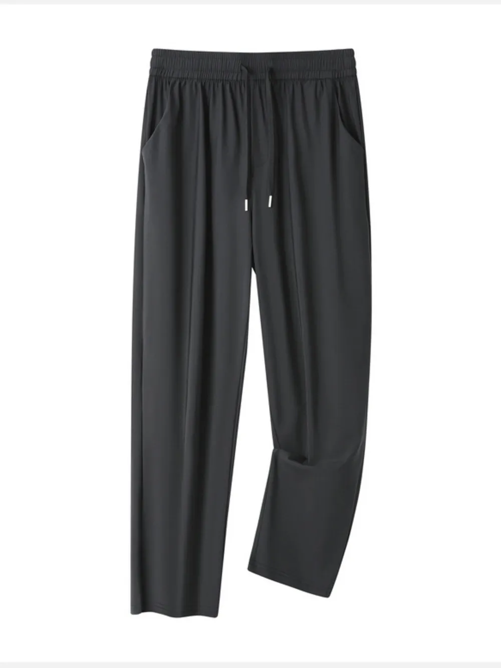 Men's Plus Size Casual Drawstring Wide-Leg Pants