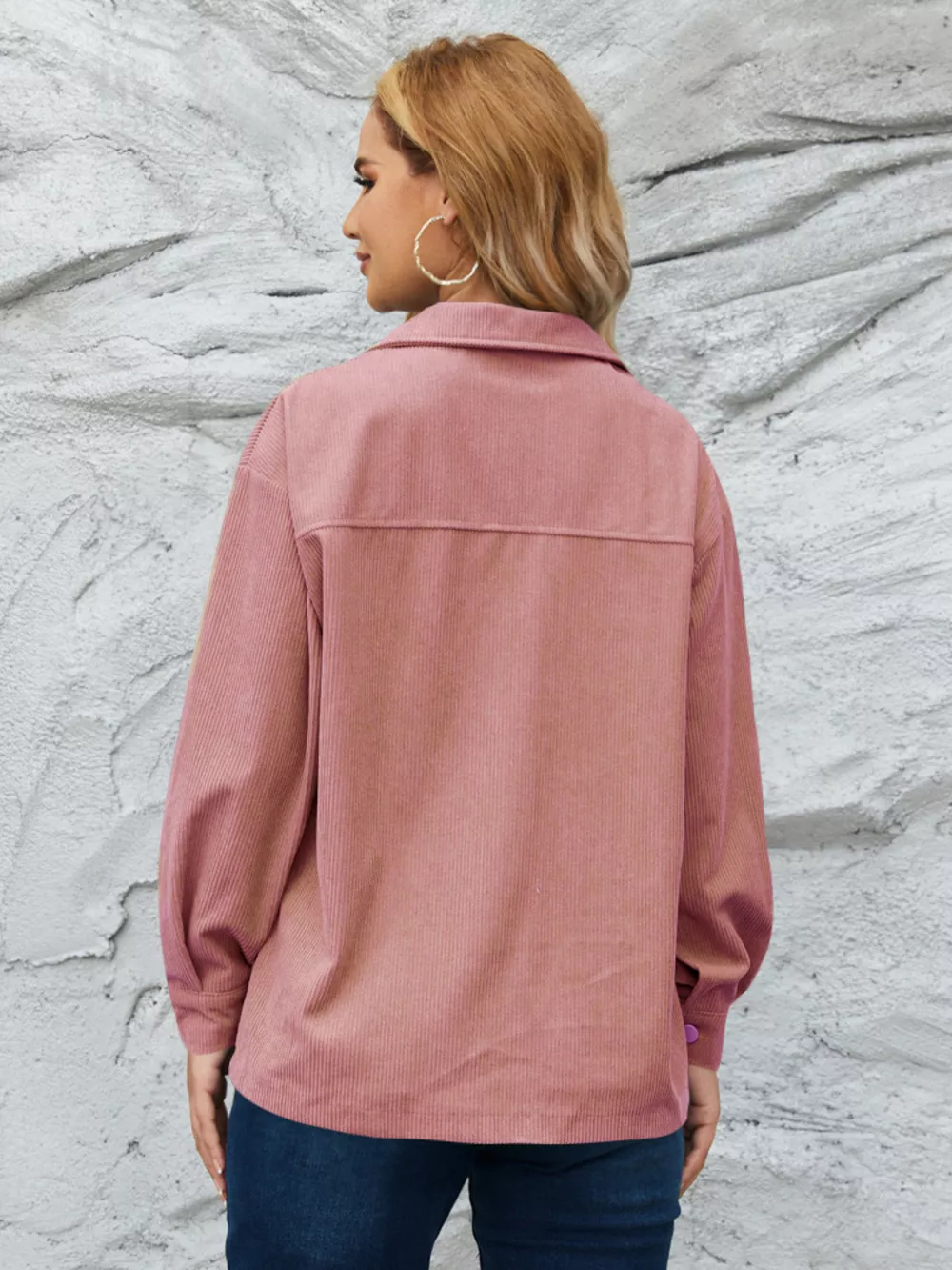 Casual Corduroy Button-Down Jacket, image 21