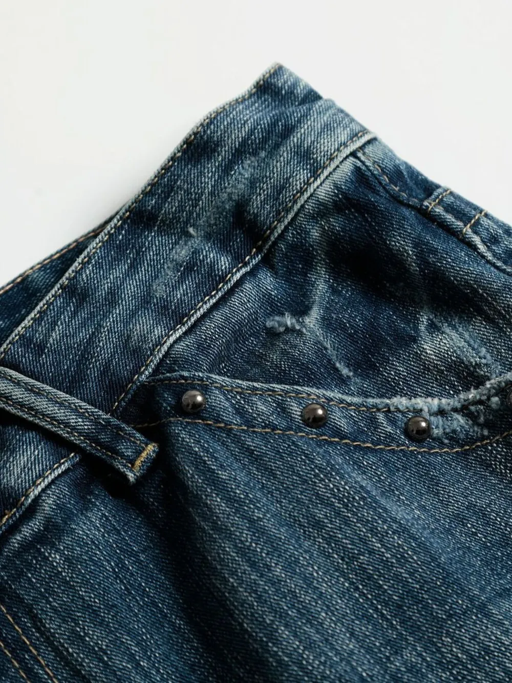 Men's Washed Wide Leg Jeans, image 13
