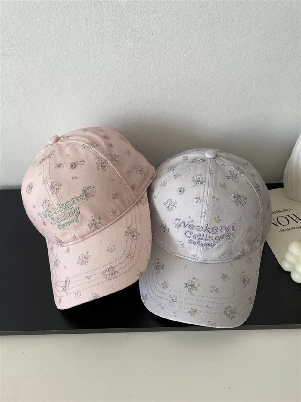 Floral Embroidered Baseball Cap, image 4