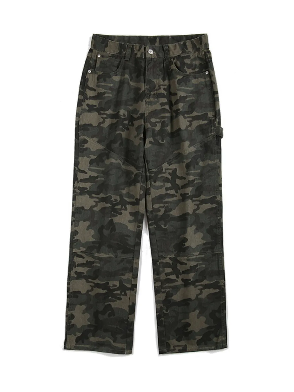 Men's Full Size Camouflage Loose Fit Jeans Plus Wize, image 6
