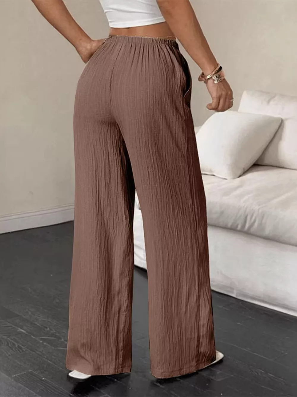 Tied Wide Leg Pants, image 10