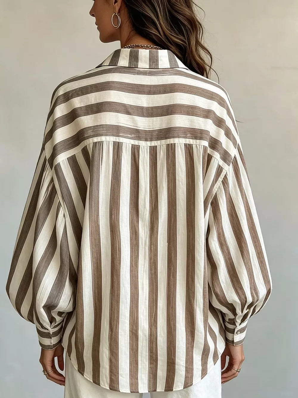Striped Loose Fit Shirt, image 3