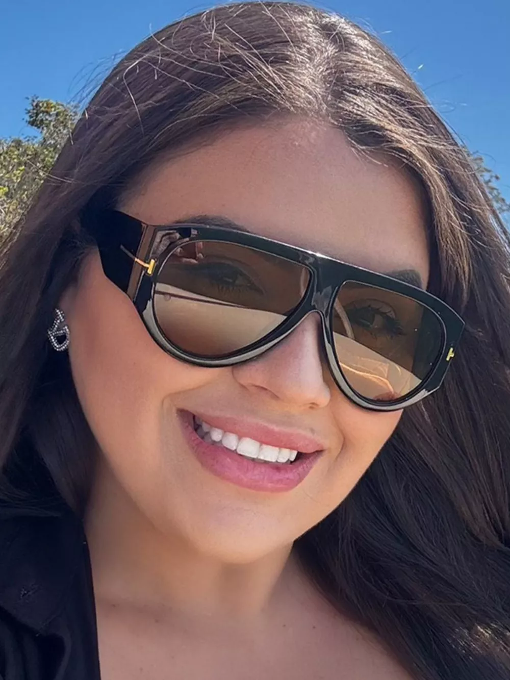 Gradient Lenses Oversized Sunglasses, image 3