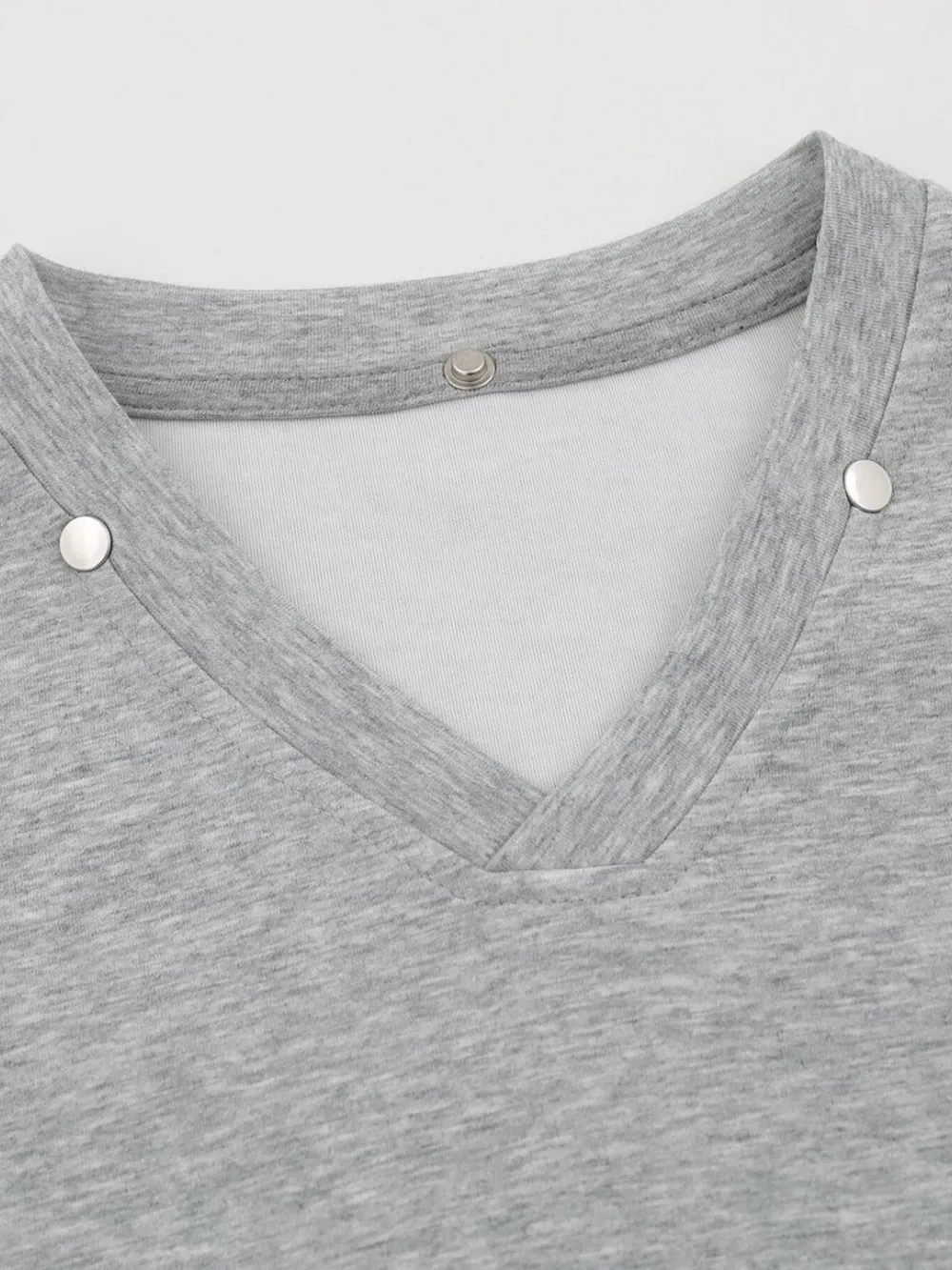 Men's Detachable Collar Short Sleeve Top, image 14