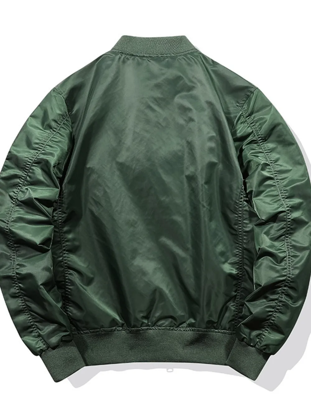 Men's Plus Size Zip Up Long Sleeve Jacket, image 2