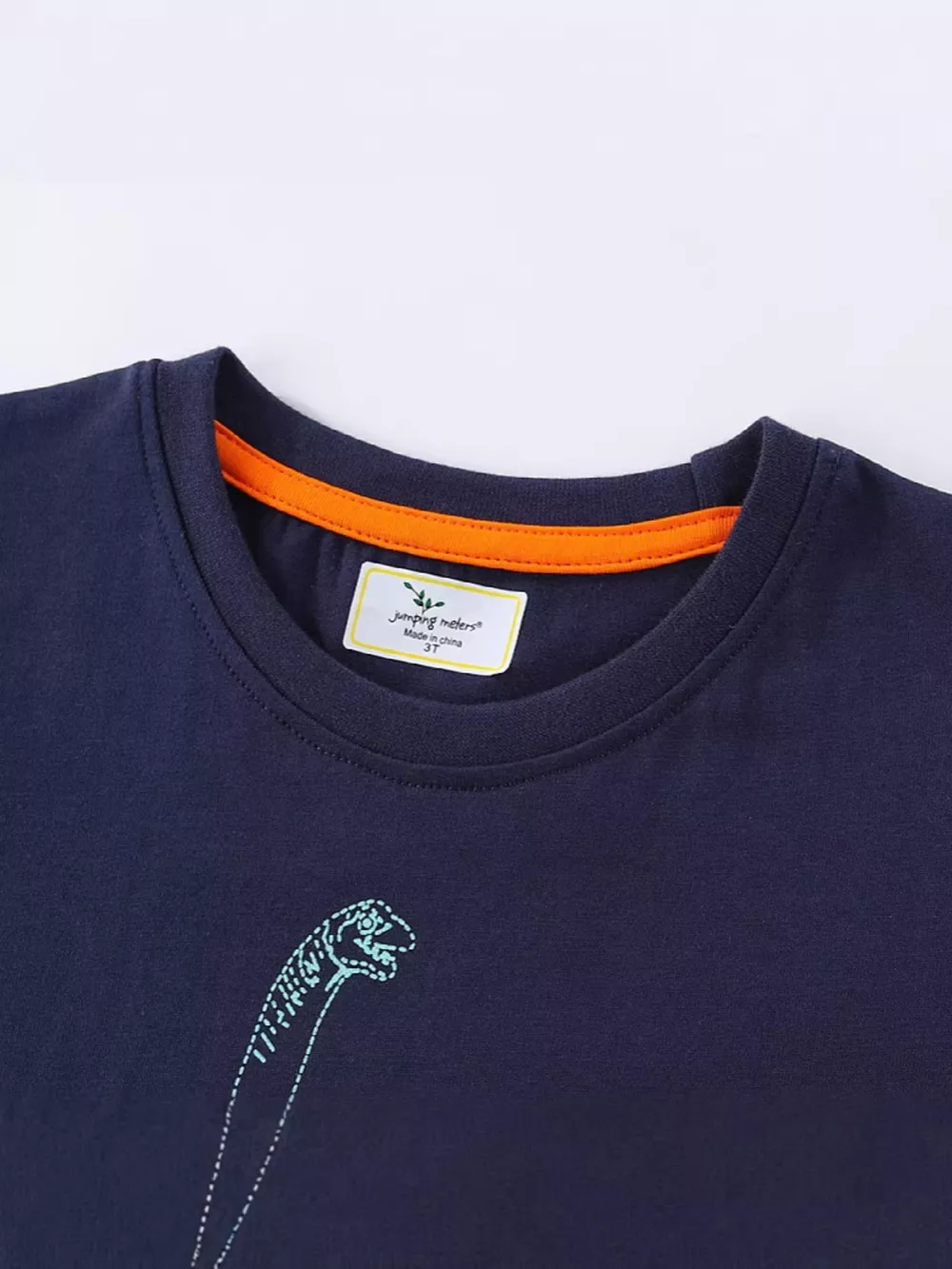Children's Dinosaur Graphic Crew Neck Short Sleeve T-Shirt, image 3