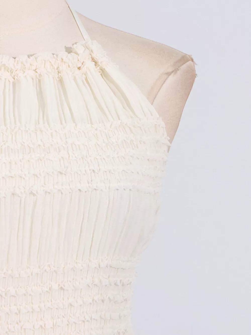 Ruched Halter Neck Maxi Dress, image 7