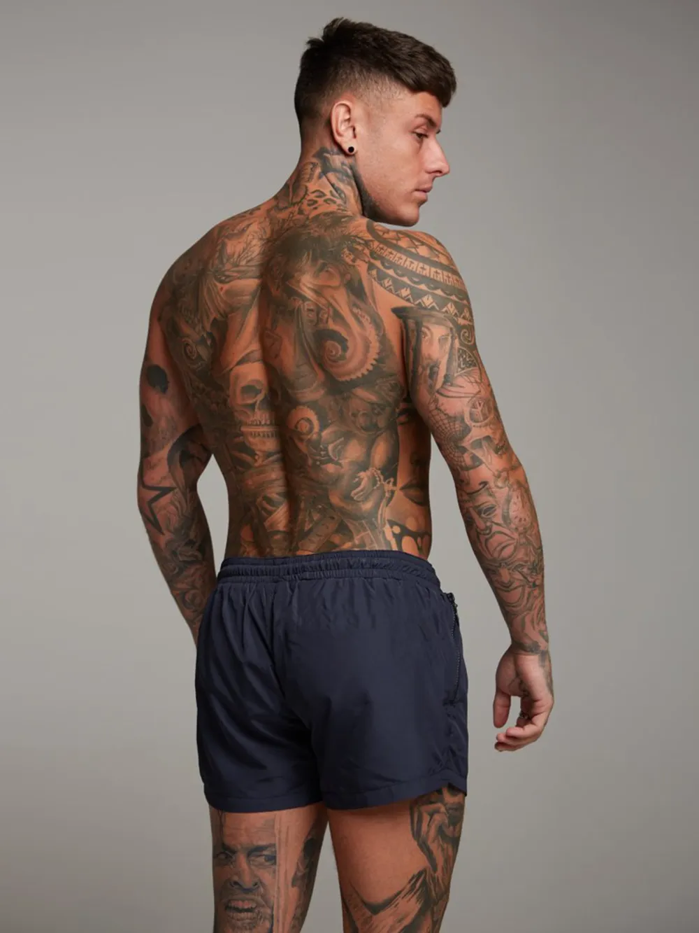Men's Full Size Drawstring Active Shorts with Pockets Plus Size, image 15