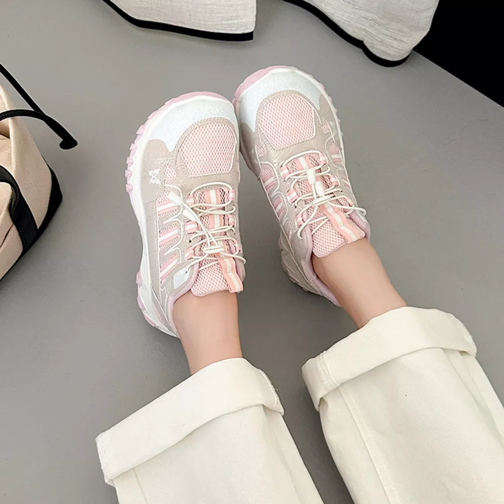 Round Toe Lace Up Sneakers, image 7