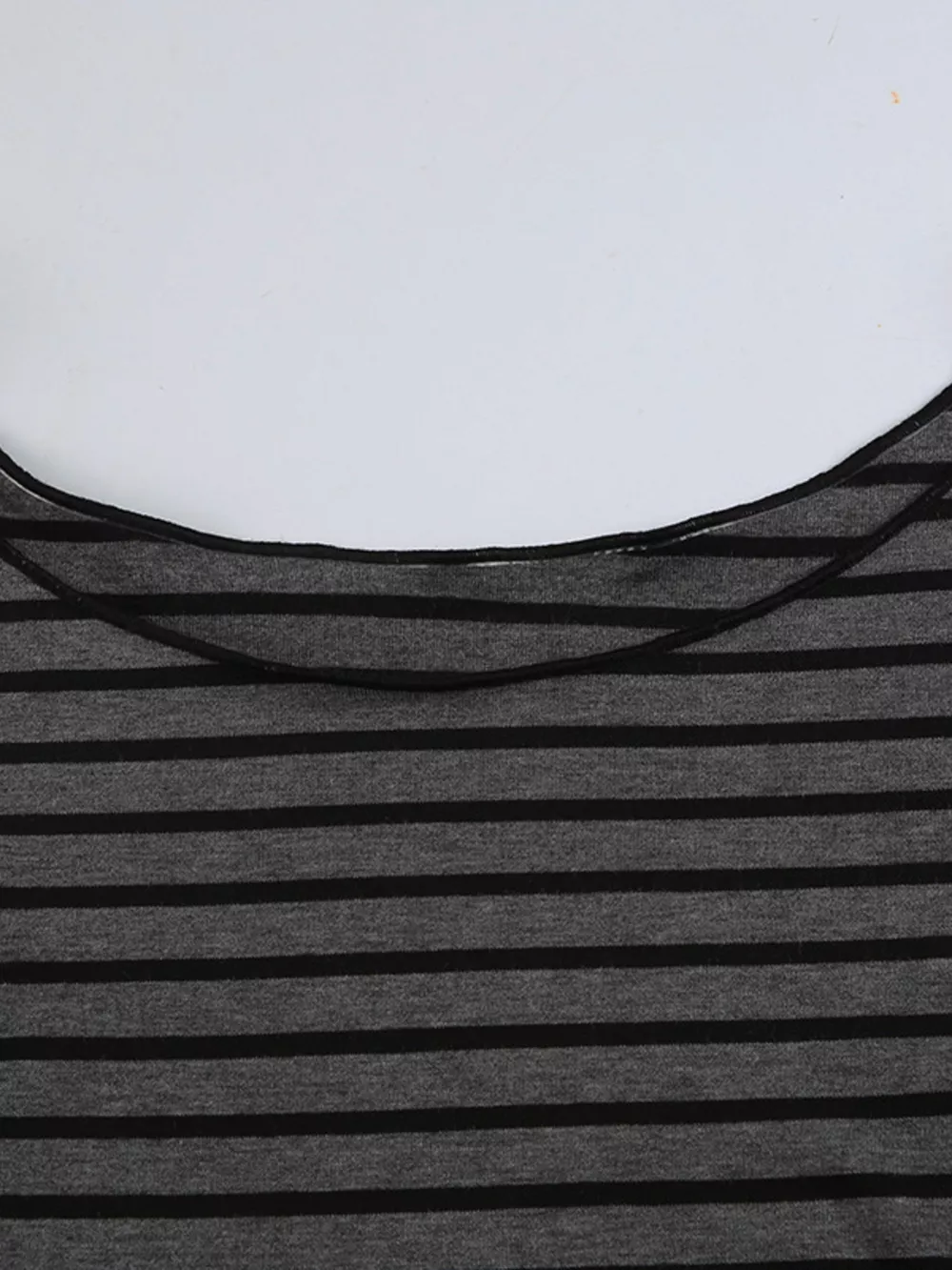 Striped Boat Neck Long Sleeve T-Shirt, image 3