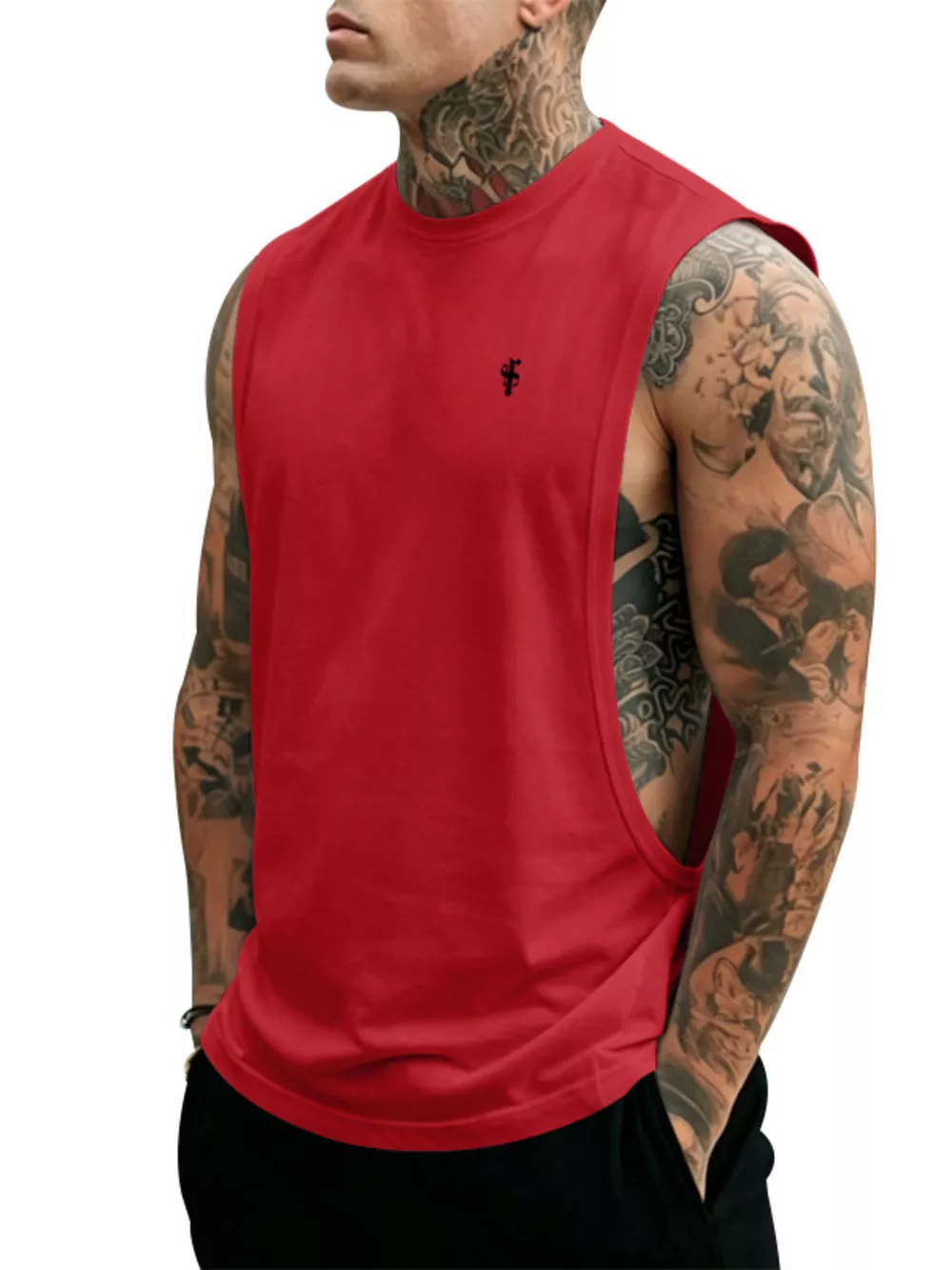 Men's Full Size Round Neck Tank Top Plus Size, image 15