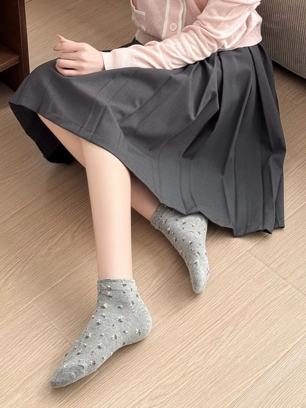 Floral Ankle Socks