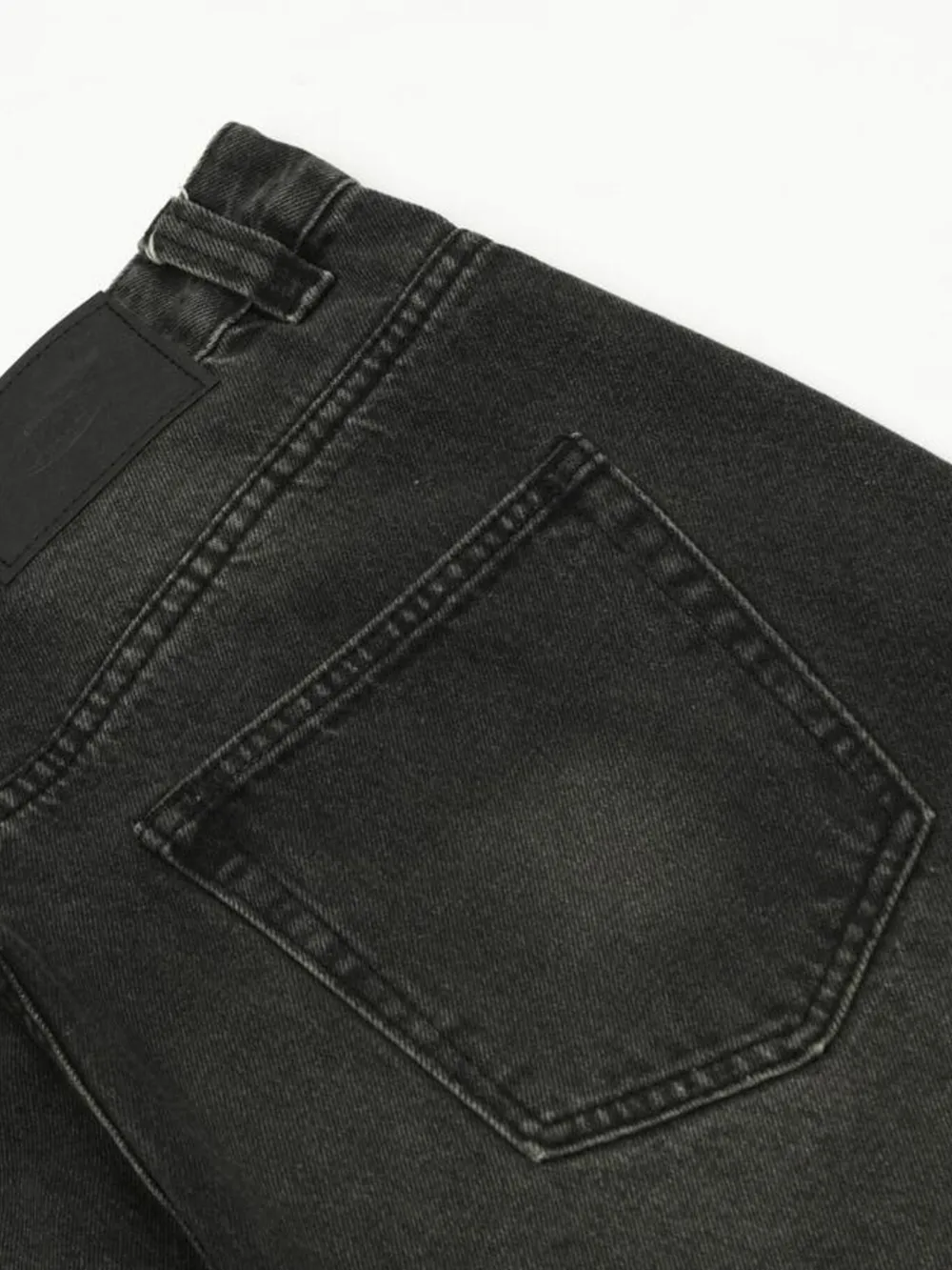 Men's Washed Wide-Leg Baggy Jeans, image 13