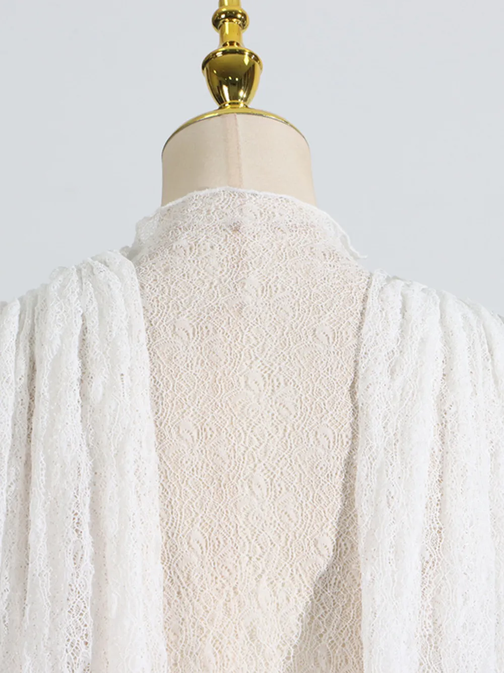 Ruffled Hem Lace Mini Dress, image 7