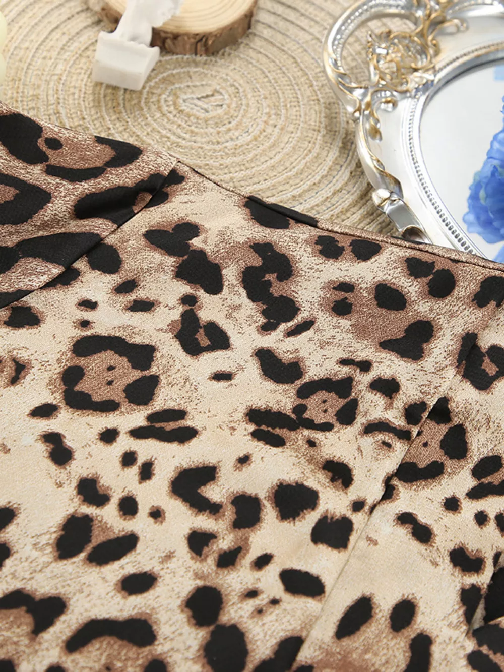 Leopard Bra & Cardigan and Shorts Set, image 18