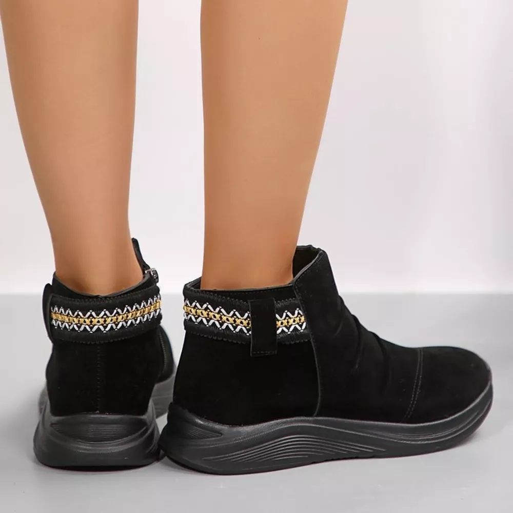 Round Toe Platform Boots, image 4