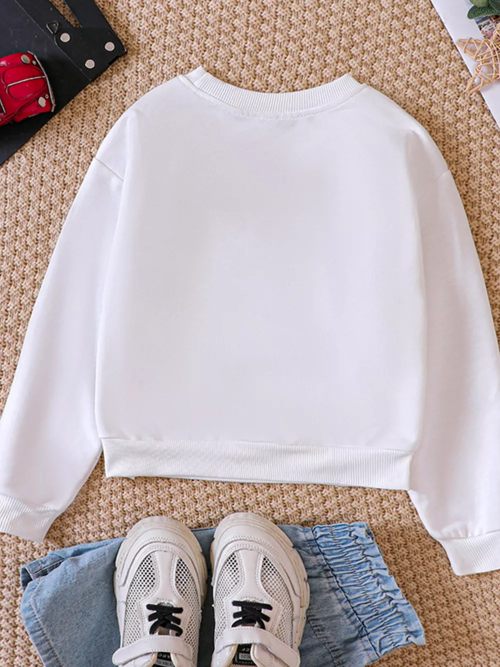 Children's Graphic Crew Neck Sweatshirt, image 3
