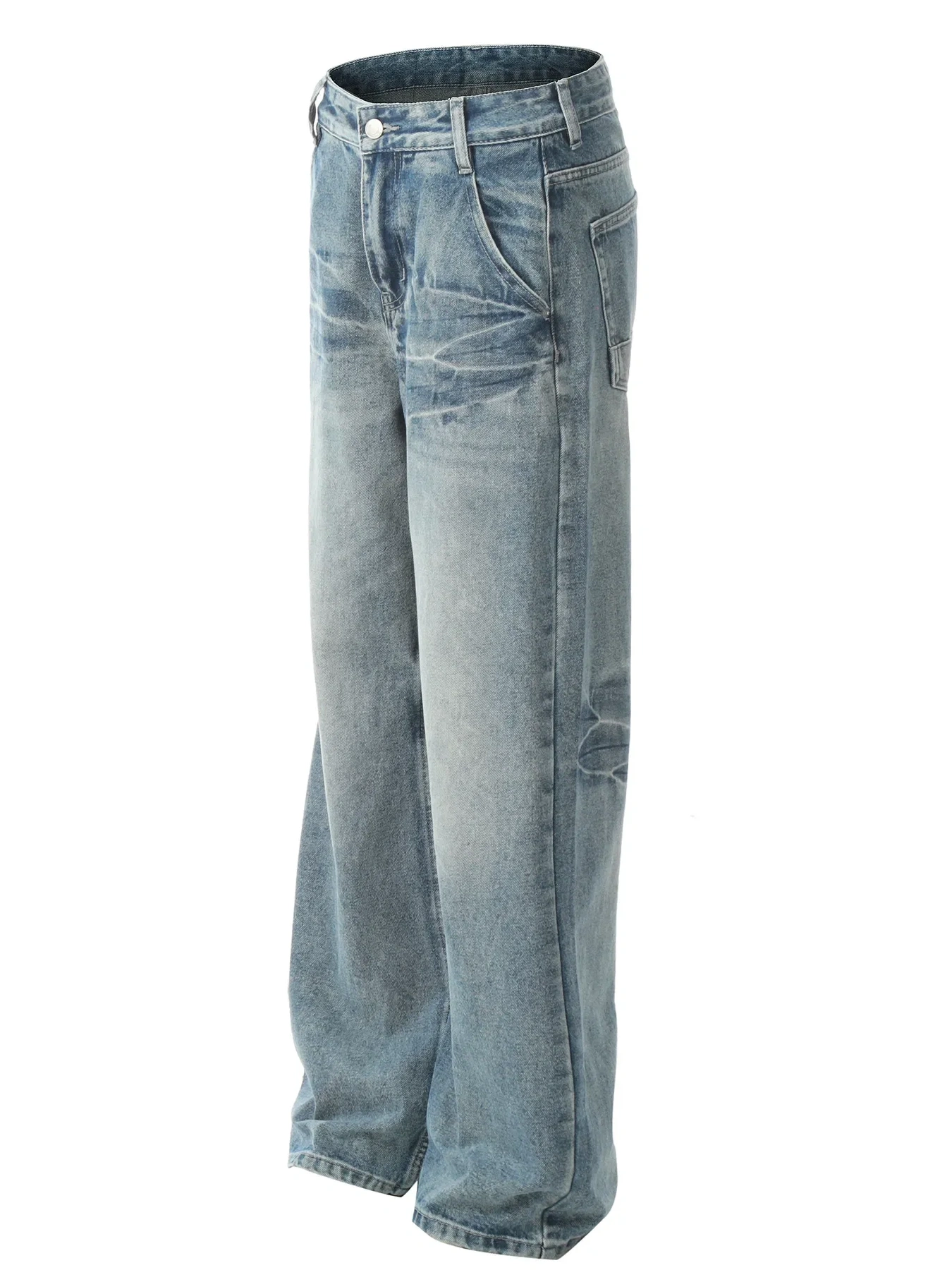 Men's Wide Leg Jeans, image 2