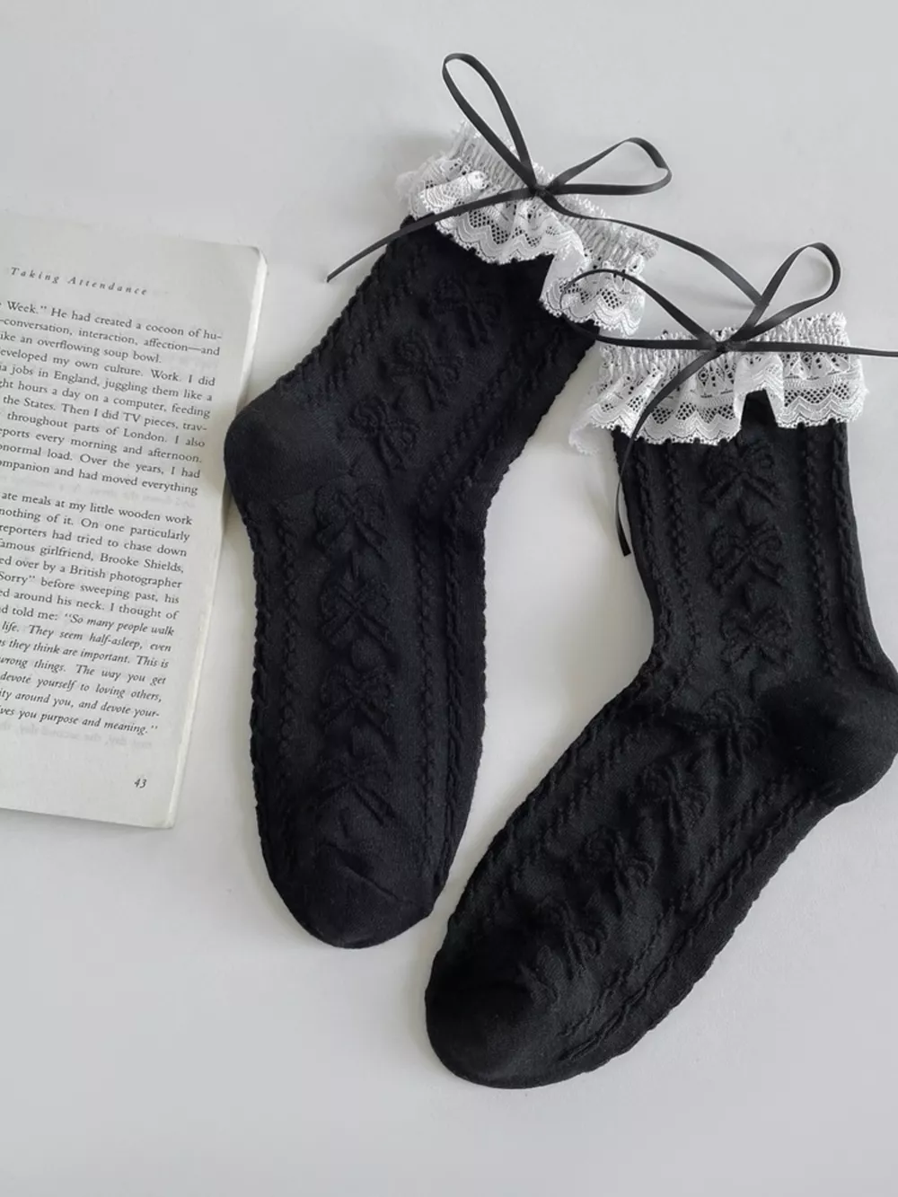Lace Detail Socks, image 7